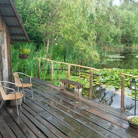 Idilliska Latgaliesu Lauku Maja Ar Melno Pirti Villa Аглона Екстериор снимка