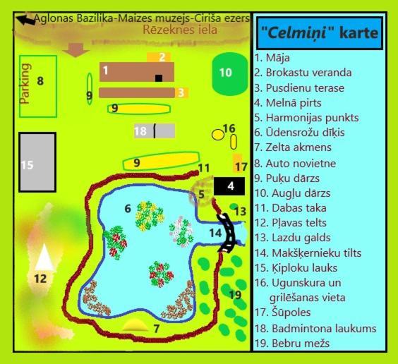 Idilliska Latgaliesu Lauku Maja Ar Melno Pirti Villa Аглона Екстериор снимка